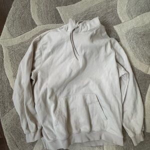 H&M Cream Pullover Hoodie